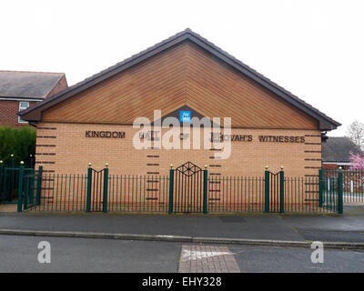 Kingdom Hall of Jehovah`s witnesses in Wheelock Cheshire UK Stock Photo